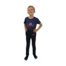 Hy Equestrian Tractors Rock Tots Jodhpurs - Navy/Royal Blue/Red additional 1
