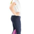HyPERFORMANCE Fleece Tots Jodhpurs - Navy/Pretty Pink additional 2