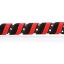 HySCHOOL Diamante Riding Whip - Red/Black - 26" additional 2