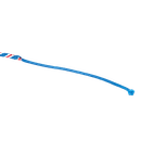 HySCHOOL 39'' Great Britain Style Dressage Whip - Red, White &amp; Blue additional 2