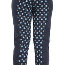 HyPERFORMANCE Rust Star Children's Riding Jodhpurs - Blackberry/Rust Stars additional 2