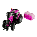 Britains Valtra TZ54 Tractor &amp; Bales Pink Replica Playset additional 1