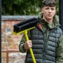 Red Gorilla Wide-Brush Broom With Scraper Blade - 50cm additional 5