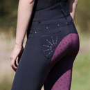 HyEquestrian Knightsbridge Ladies Breeches - Black/Fig additional 6