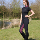 HyEquestrian Knightsbridge Ladies Breeches - Black/Fig additional 7