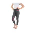 HyPERFORMANCE Theodora Children's Riding Tights - Grey/Raspberry additional 1