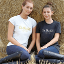 HyFASHION Mizs On the Bit T-Shirt - White/Gold additional 3