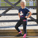 Unicorn Magic Breeches by Little Rider - Navy/Pretty Pink additional 1