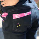 Unicorn Magic Breeches by Little Rider - Navy/Pretty Pink additional 4