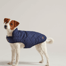 Joules Navy Quilted Dog Coat additional 1