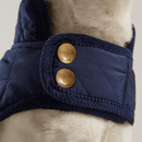 Joules Navy Quilted Dog Coat additional 5