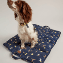 Joules Dog Print Travel Mat - Navy - One Size additional 1