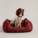 Joules Heritage Tweed Box Bed - Red additional 1