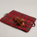 Joules Heritage Tweed Travel Mat - Red additional 1