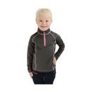 Hy Equestrian Stella Children's Base Layer - Grey/Pink additional 1