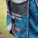 DefenceX System 50 Turnout Rug with Detachable Neck Cover - Dark Grey/Dark Teal additional 2