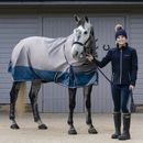 DefenceX System 50 Turnout Rug with Detachable Neck Cover - Dark Grey/Dark Teal additional 3