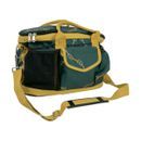 Hy Equestrian Elegant Stirrup and Bit Grooming Bag - Forest Green/Gold/Silver - One Size additional 2