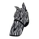 Hy Equestrian Zebra Fly Mask with Ears and Detachable Nose - Black/White additional 1