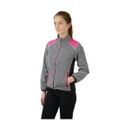 Silva Flash Two Tone Reflective Jacket by Hy Equestrian - Reflective Silver/Pink additional 1