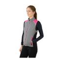 Silva Flash Two Tone Reflective Gilet by Hy Equestrian - Reflective Silver/Pink additional 1