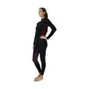 Hy Equestrian Knightsbridge Long Sleeved Sports Shirt - Black/Fig additional 1
