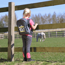 Merry Go Round Pull On Jodhpurs by Little Rider - Grey/Pink additional 5