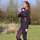 Hy Equestrian Knightsbridge Sports Gilet - Black/Fig additional 4
