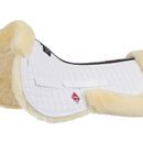 LeMieux Lambskin Pro-Sorb System (Half Pad) - Natural Wool/White Fabric additional 1