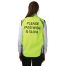 Reflector Gilet by Hy Equestrian - Pass Wide and Slow - Yellow additional 1