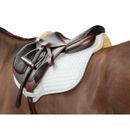LeMieux Lambswool GP/Jumping Square Half Lined - Natural Wool/White Fabric additional 3