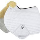 LeMieux Lambswool GP/Jumping Square Half Lined - Natural Wool/White Fabric additional 1