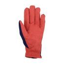 Hy Equestrian Child's 'Tractors Rock' Riding Gloves - Navy/Red additional 2