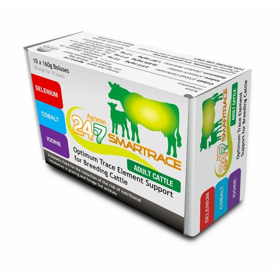 Agrimin 24-7 Smart Trace Bolus For Cattle - 10 x 160g