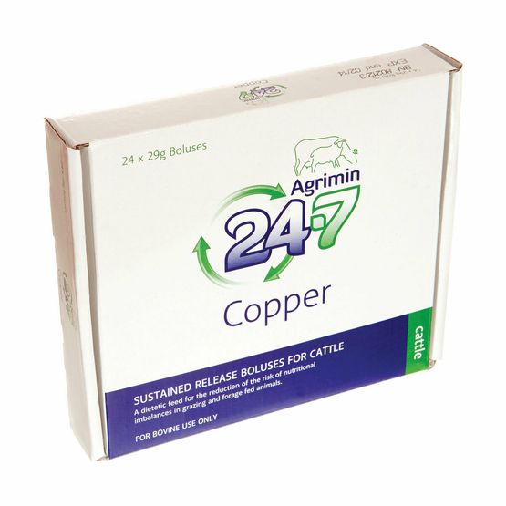 Agrimin 24-7 Copper Bolus for Cattle - 24