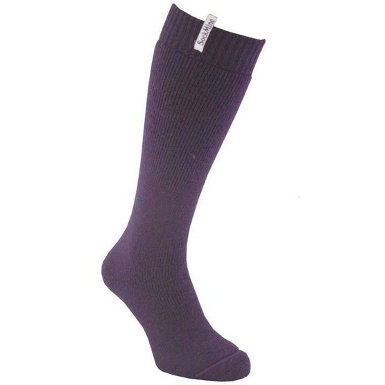 SockMine Luxury Welly Socks - Purple (Pack of 3)