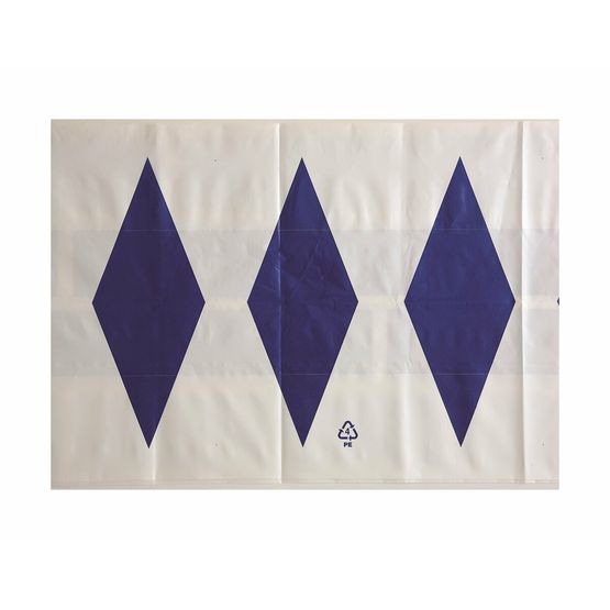 Jumpstack Bale Covers - Blue Brick/Diamond - Twin Pack