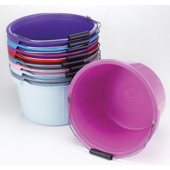 Feed Bucket - 15 litre (Cerise Pink)