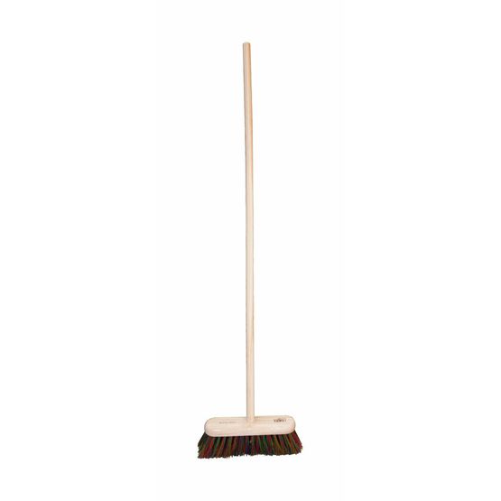 Hillbrush Lightweight Medium Bristle Yard Broom