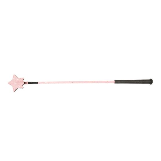 HySCHOOL Glitter Star Riding Whip - Pink - 26"