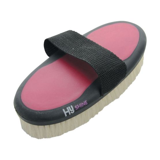 HySHINE Pro Groom Goat Hair Body Brush - 20 x 9.5cm