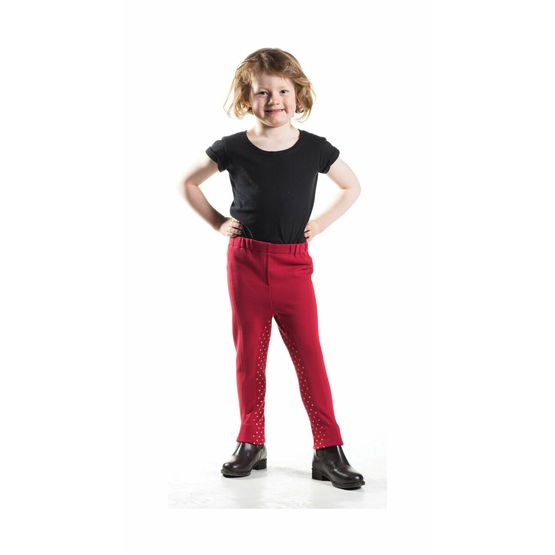 HyPERFORMANCE Dotty Tots Jodhpurs - Red/Champagne Polka Dots