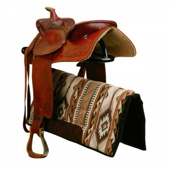 STUBBS (S198) Western Heavy Saddle Rack