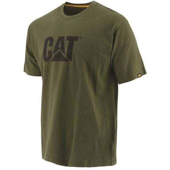 Caterpillar Trademark Logo T-Shirt - Chive