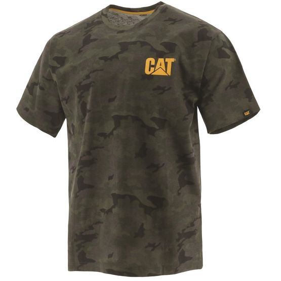 Caterpillar Trademark Logo T-Shirt - Night Camo