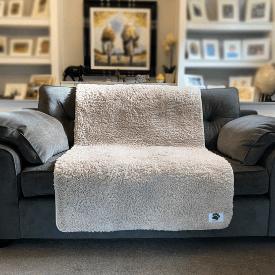 Pet Rebellion White Comfy Sofa Cover For Pets 100 x 170cm