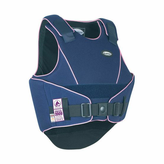 Champion Flexair Child's Body Protector - Navy/Sugar Pink