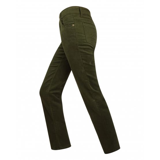 Hoggs Catrine Women's Stretch Moleskin Jeans - Forest Green