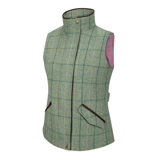 Hoggs Roslin Technical Tweed Waistcoat - Spring Bracken