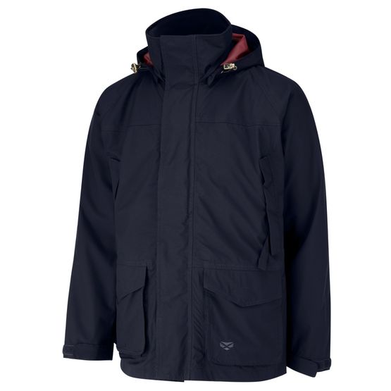 Hoggs Culloden Fully Waterproof Navy Hooded Jacket